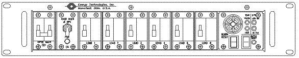 <br />ETI0003-F PDU Front View